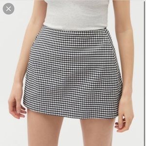 Gingham skirt
